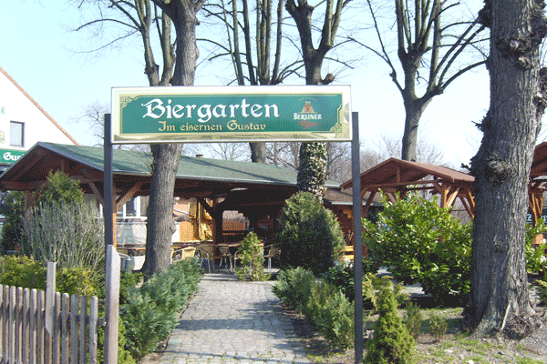 Biergarten vom Gasthaus Zum Eisernen Gustav