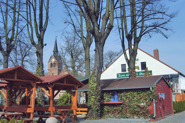 Rckseite Wintergarten und Gasthaus Zum Eisernen Gustav